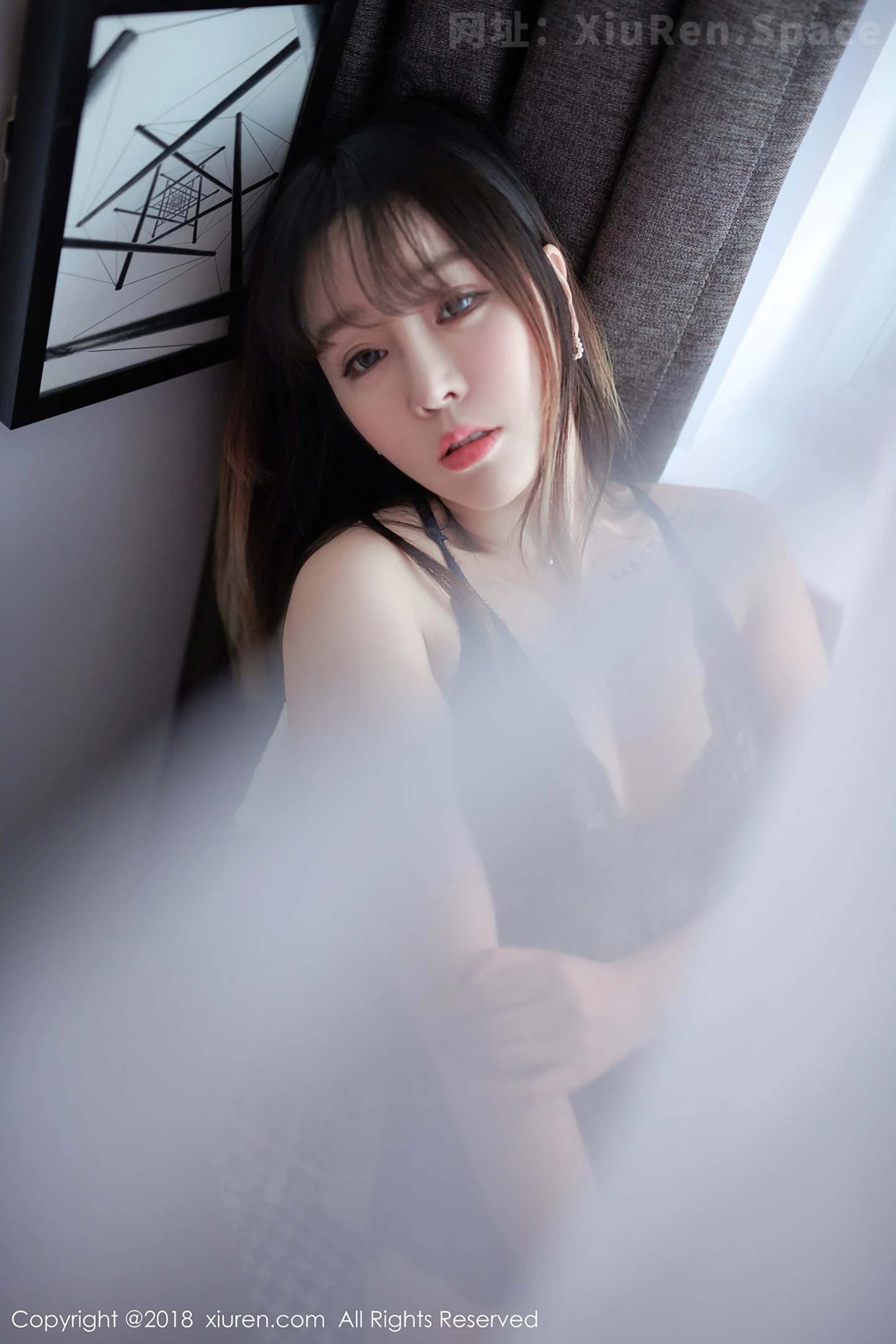 图片[4]-[XiuRen秀人网]VOL.1252 女神王雨纯黑色蕾丝情趣内衣+带子遮点内衣惹火诱惑写真48P-秀人网官方网站